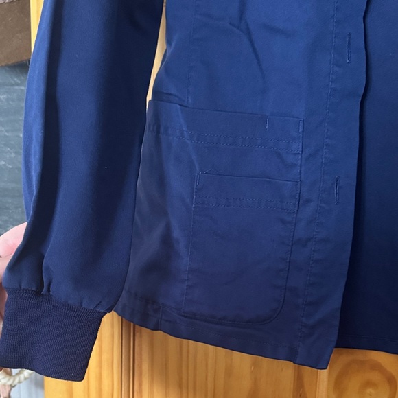 Grey's Anatomy Navy Scrub Jacket - Picture 3 of 4